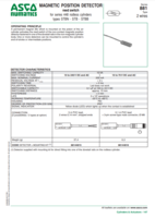 NUMATICS STB USER GUIDE 881 SERIES, TYPE 2 WIRES: MAGNETIC POSITION DETECTOR REED SWITCH